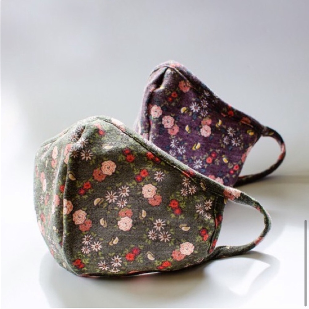 MADE IN USA, Washable Lined Cotton Face Mask - Picture 7 of 8